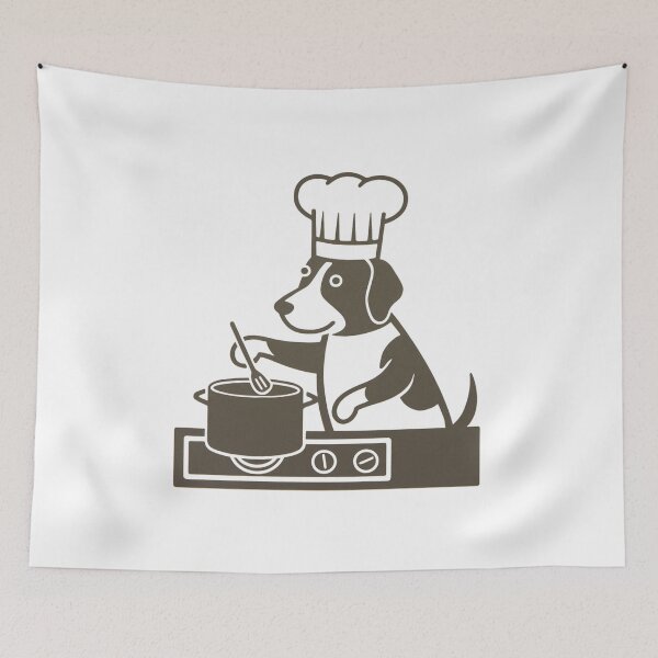 Item preview, Dog as chef designed and sold by KukerLukii.