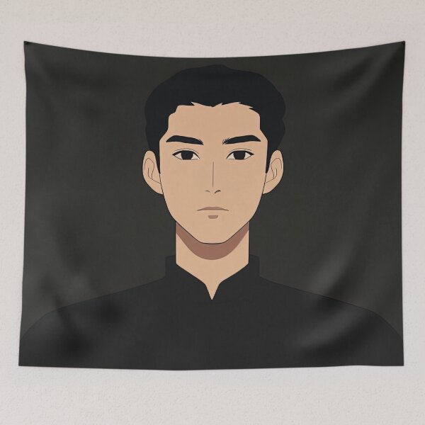 Item preview, Chinese man, portrait | Anime style designed and sold by ComicsFactory.