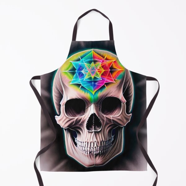 Item preview, Psychedelic Skull designed and sold by MatrixTattoo.
