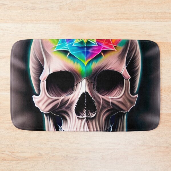 Item preview, Psychedelic Skull designed and sold by MatrixTattoo.