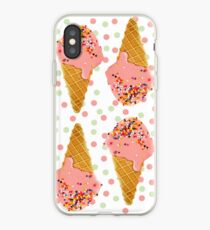 Ice Cream Sprinkle Pattern iPhone Case