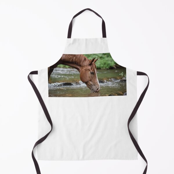 Item preview, Horse drinking water designed and sold by MushArtist.