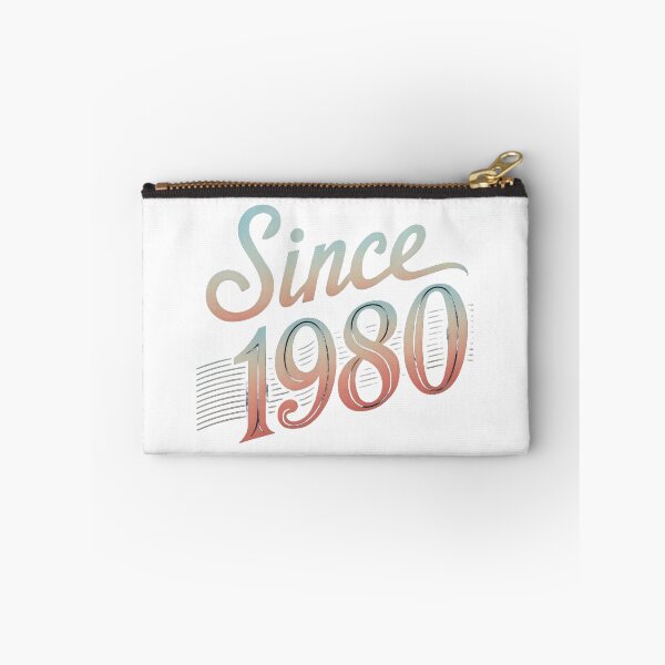 Item preview, A vintage-style illustration of the text "Since 1980" in a cursive font designed and sold by artumbre.