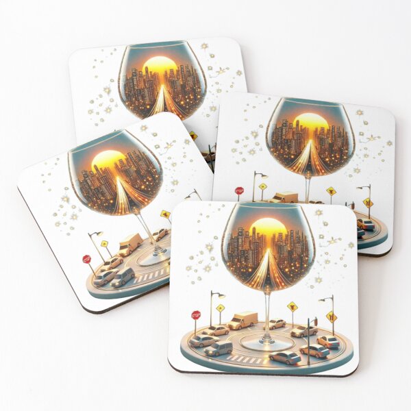 Item preview, Cityscape Evening Cheers designed and sold by WildVista.