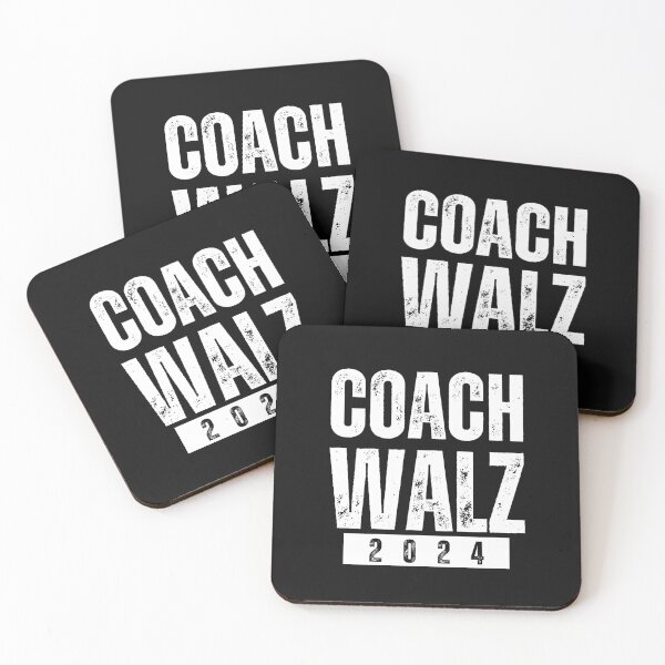 Item preview, Coach Walz 2024 Save Democracy Support Freedom Political Design designed and sold by EarthArtDesigns.