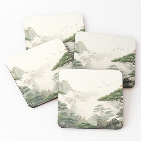 Item preview, Ukiyo-e - Yakushima Cedar Forest designed and sold by KootenayDesigns.