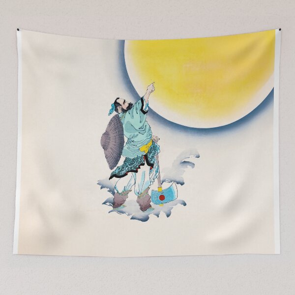 Item preview, Cassia Tree Moon - Vintage Japanese Artwork designed and sold by HistorySimple.