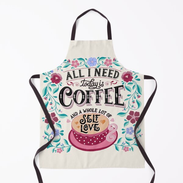 Item preview, Coffee Lovers Coffee Quote Positive Affirmation Self Love Floral Coffee Quote designed and sold by Sandra Brezina.