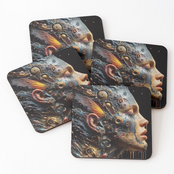 Item preview, Half Robot Face designed and sold by Vermaio.