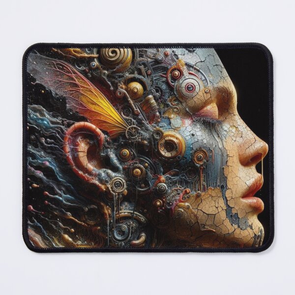 Item preview, Half Robot Face designed and sold by Vermaio.