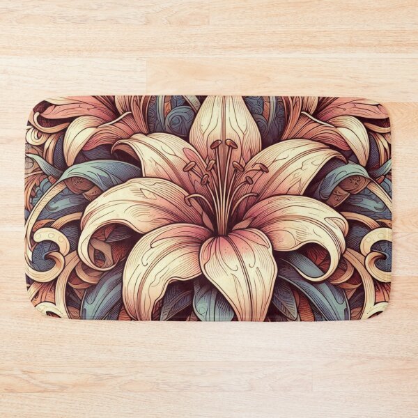 Item preview, Lily floral pattern designed and sold by Coollzone.