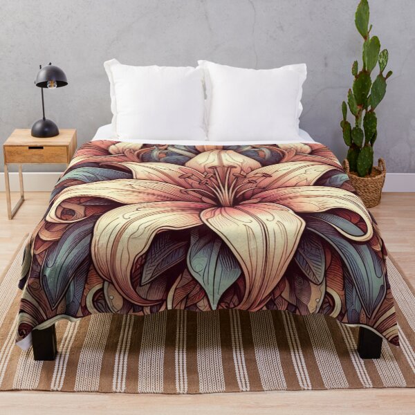 Item preview, Lily floral pattern designed and sold by Coollzone.