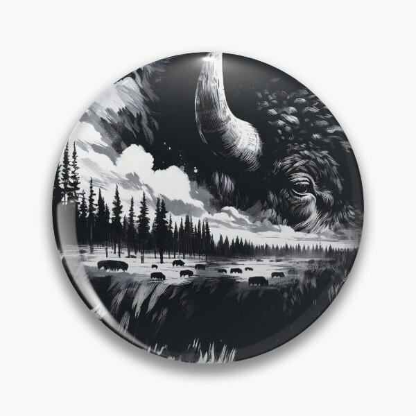 Item preview, American bison designed and sold by MagelliShop.