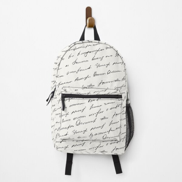 Item preview, Vintage Elegance: Handwritten Script on Black Seamless Pattern designed and sold by Margival.