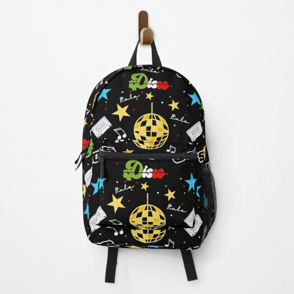 Item preview, Italo Disco Patterned Black designed and sold by Graphroad.