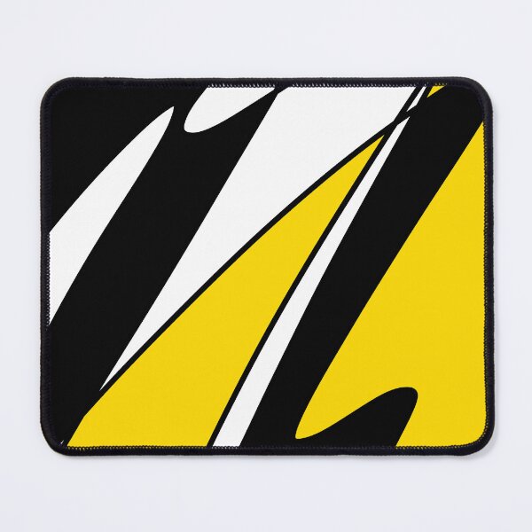 Item preview, Bold Abstract Yellow and Black Design designed and sold by CrazySoulArt.