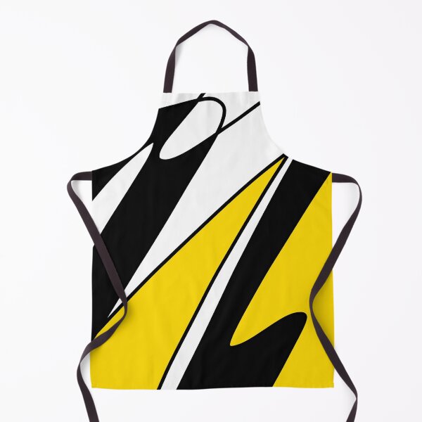 Item preview, Bold Abstract Yellow and Black Design designed and sold by CrazySoulArt.