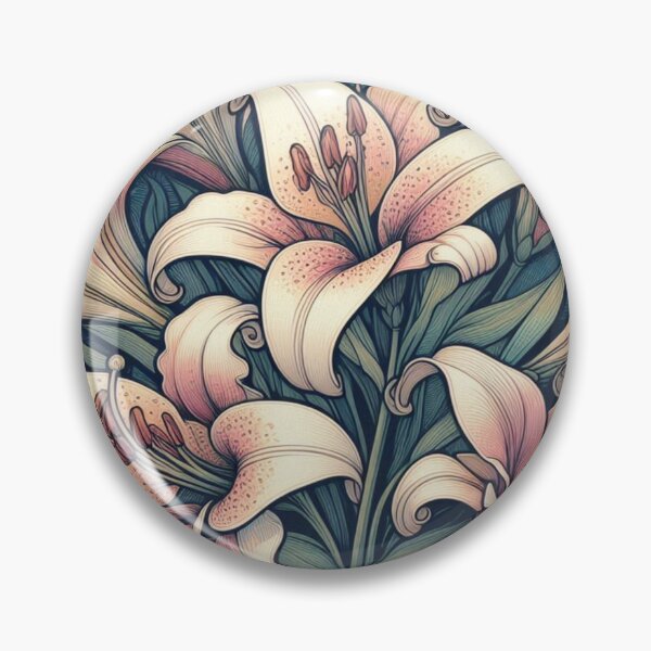 Item preview, Lily Floral pattern  designed and sold by Coollzone.