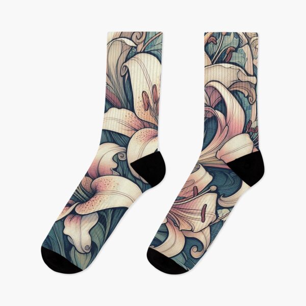 Item preview, Lily Floral pattern  designed and sold by Coollzone.