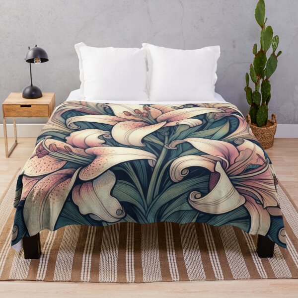 Item preview, Lily Floral pattern designed and sold by Coollzone.