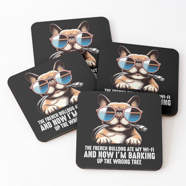 Item preview, The French Bulldog Ate My Wi-Fi And Now I’m Barking Up the Wrong Tree designed and sold by raedattia.