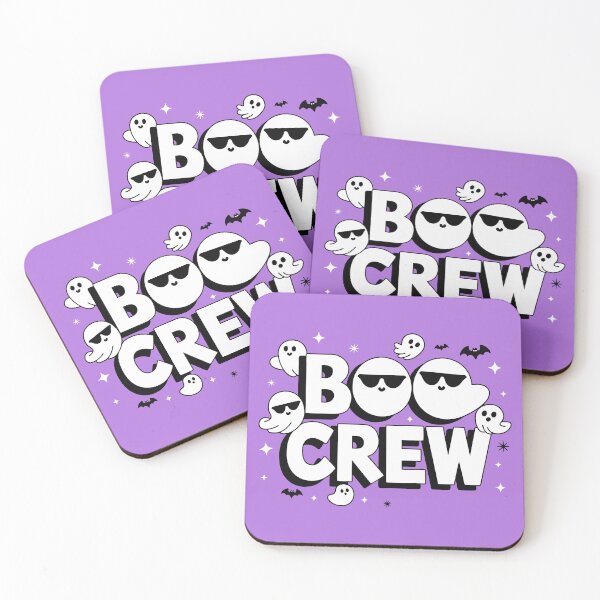 Item preview, Boo Crew Cute Ghosts in Sunglasses Halloween Tee designed and sold by ShahinurSobuj.
