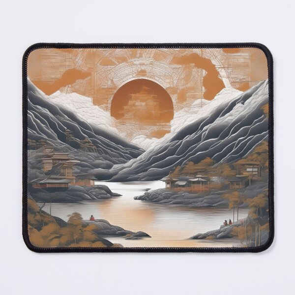 Item preview, Asian landscape designed and sold by lunmm.
