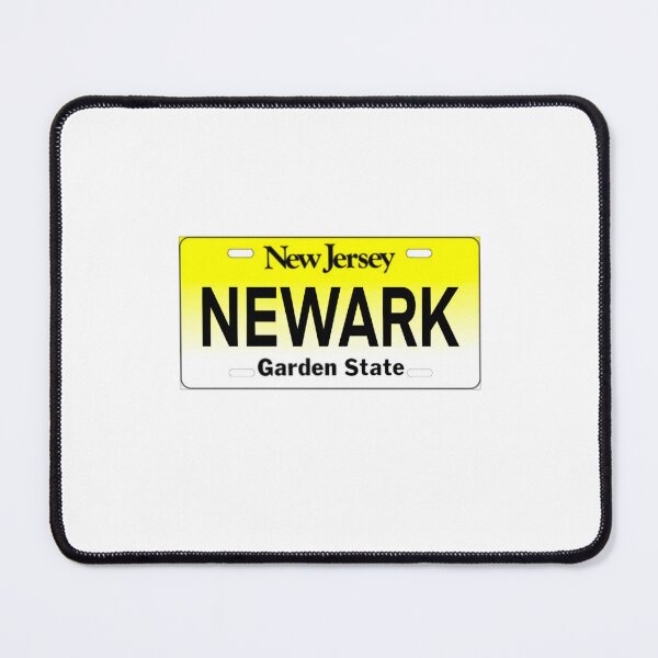 Item preview, Newark New Jersey License Plate designed and sold by delmarvastickers.
