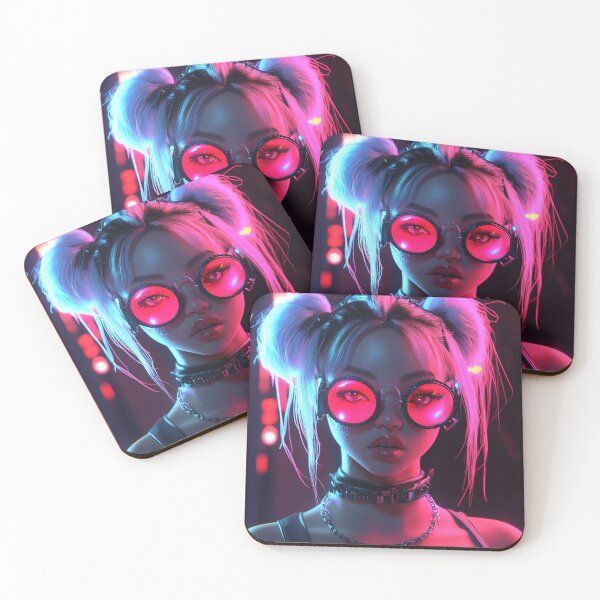 Item preview, Pink Cyber Girl designed and sold by CursedbyLilith.