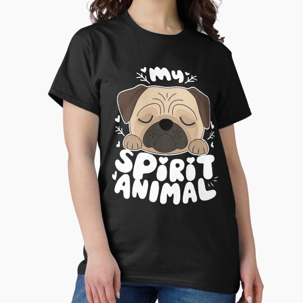 Item preview, My Spirit Animal Pug designed and sold by TavellynArt.