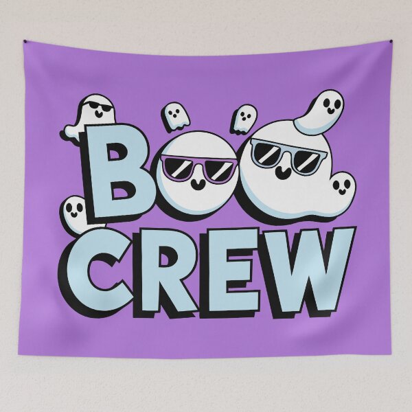 Item preview, Boo Crew Cute Ghosts in Sunglasses Halloween Tee designed and sold by ShahinurSobuj.