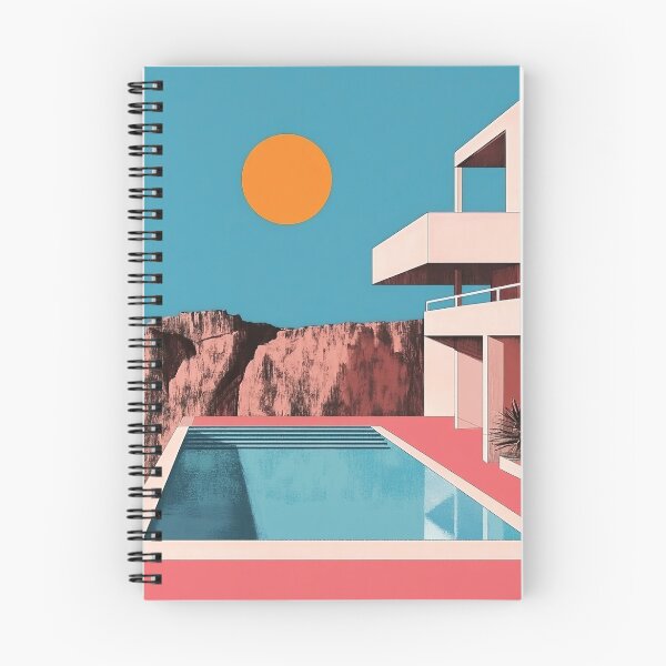 Item preview, Bauhaus Pool Sun Desert designed and sold by ArtHouseNiklas.