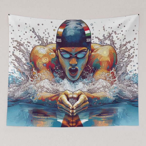 Item preview, Competitive Swimmer - Breaststroke designed and sold by Bright-Moonrise.