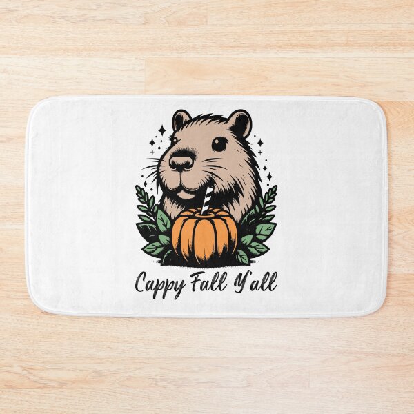 Item preview, Cappy Fall Y'all Funny Capybara Capybara Lovers designed and sold by Luvjesus2.