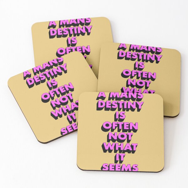 Item preview, A MANS DESTINY IS OFTEN NOT WHAT IT SEEMS designed and sold by The Turbulent Architect.