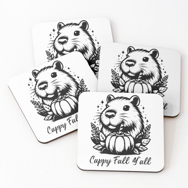 Item preview, Cappy Fall Y'all Funny Capybara Capybara Lovers designed and sold by Luvjesus2.