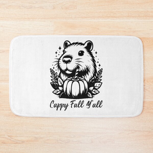 Item preview, Cappy Fall Y'all Funny Capybara Capybara Lovers designed and sold by Luvjesus2.