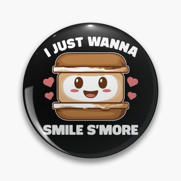 Item preview, Smile S'more Delicious Cute Smore with Hearts designed and sold by KLArtzStore.