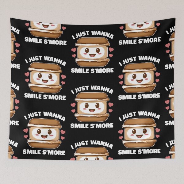 Item preview, Smile S'more Delicious Cute Smore with Hearts designed and sold by KLArtzStore.