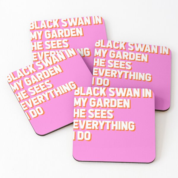 Item preview, BLACK SWAN IN MY GARDEN AND HE SEES EVERYTHING I DO designed and sold by The Turbulent Architect.