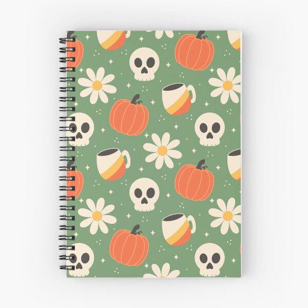 Item preview, Pumpkin Skull Cuppa Flower on Green designed and sold by Guided by Light Art.