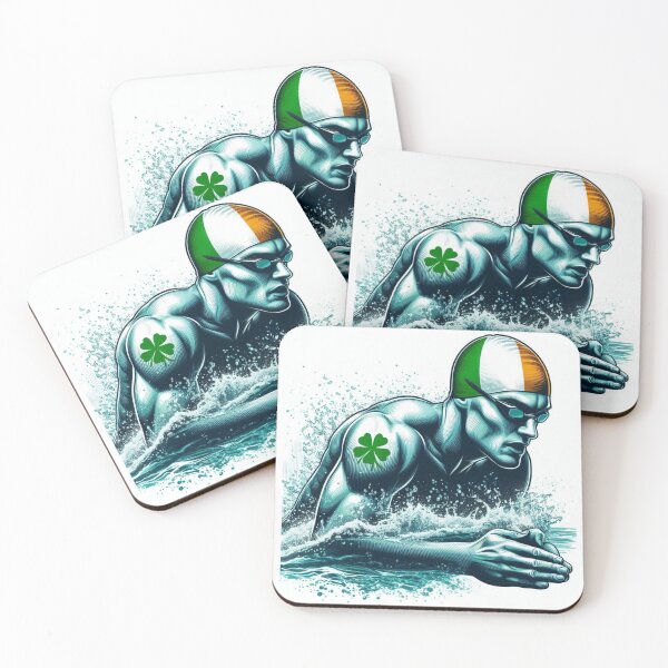 Item preview, Competitive Irish Swimmer - Breaststroke designed and sold by Bright-Moonrise.