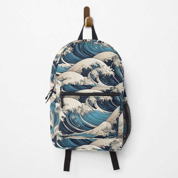 Item preview, Tsunami seamless pattern designed and sold by NarinJintana.