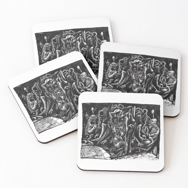 Item preview, Demonic Manifestation ink drawing designed and sold by Brian Benson.