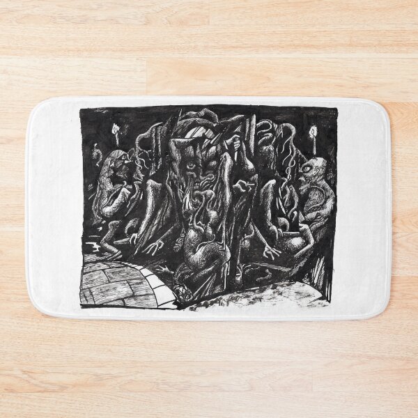 Item preview, Demonic Manifestation ink drawing designed and sold by Brian Benson.