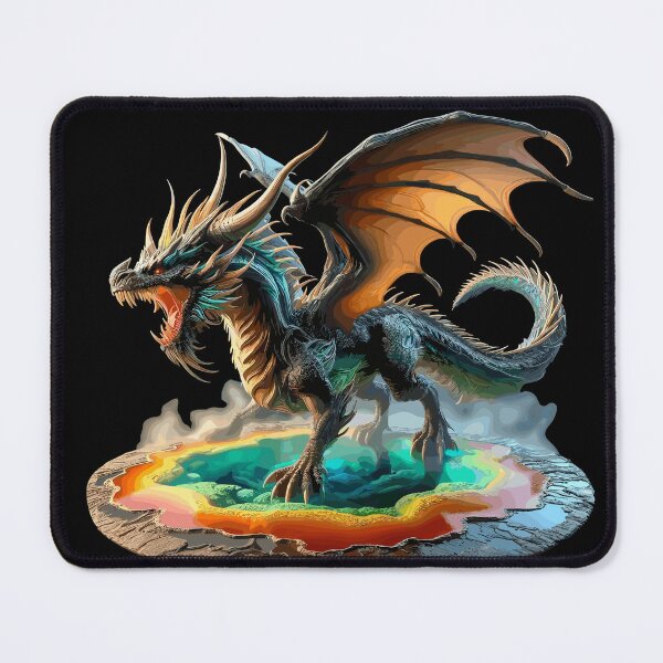 Item preview, Yellowstone Grand Prismatic Dragon designed and sold by Xsquilax.