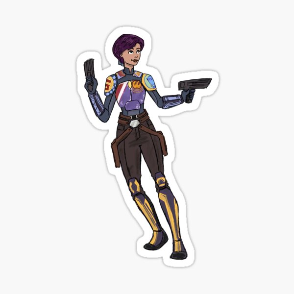 Vista previa del artículo con la obra «Sabine Wren», diseñado y vendido por Miccookee.
