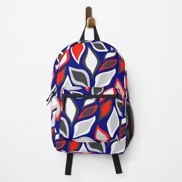 Item preview, Patriotic Colored Falling Leaves Red White & Blue Leaflets designed and sold by EvergreenMotifs.