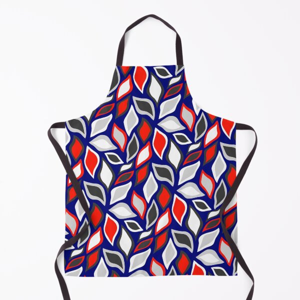 Item preview, Patriotic Colored Falling Leaves Red White & Blue Leaflets designed and sold by EvergreenMotifs.