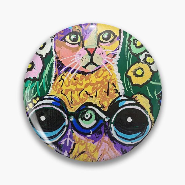 Item preview, Binoculars Cat designed and sold by BradsArts.